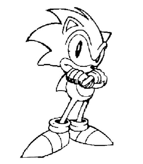 Sonic Coloring Pages (1)