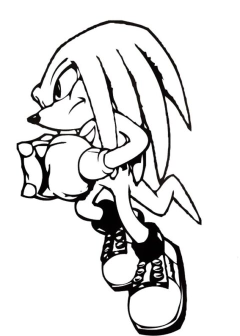 Sonic Coloring Pages (12)