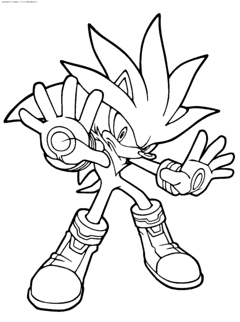 Sonic Coloring Pages (13)