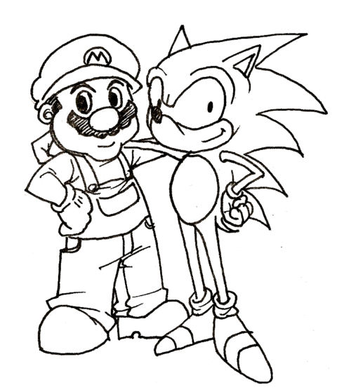 Sonic Coloring Pages (3)