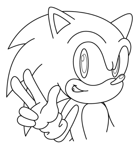 Sonic Coloring Pages (4)