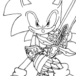 Sonic Coloring Pages - Coloring Kids