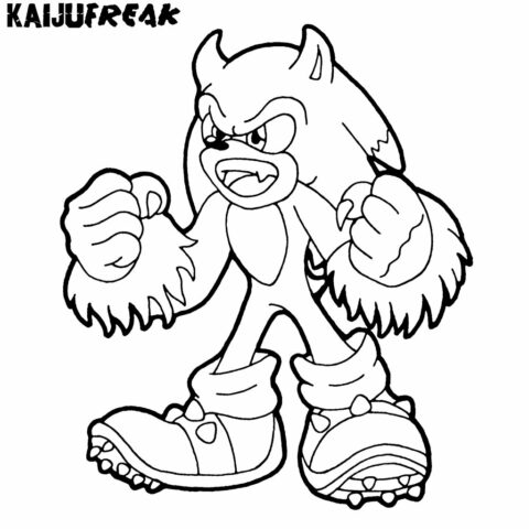 Sonic Coloring Pages (5)