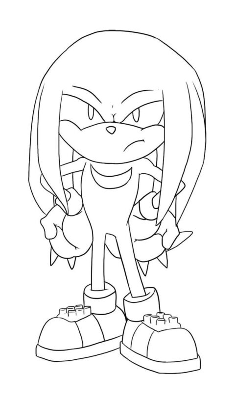 Sonic Coloring Pages (6)