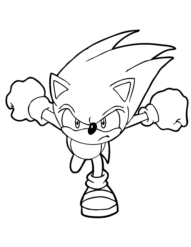 Sonic Coloring Pages (6) - Coloringkids.org