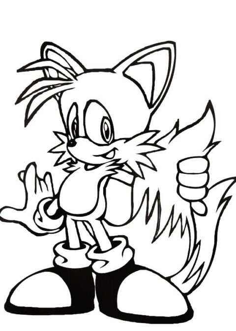 Sonic Coloring Pages (7)