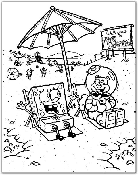 Spongebob Coloring Pages (13) - Coloringkids.org