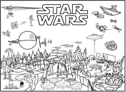 Star Wars 3 Coloring Pages | Free Printable Coloring Pages
