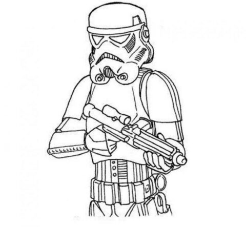 star wars stormtrooper coloring page
