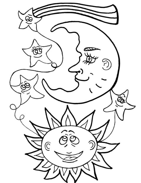 Sun Coloring Pages (1)