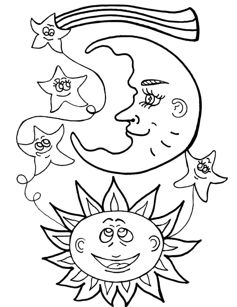 Sun Coloring Pages (1) - Coloringkids.org