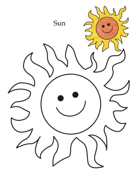 Sun Coloring Pages (11)