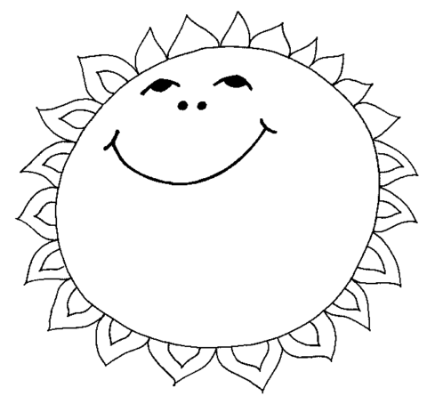 Sun Coloring Pages (2)