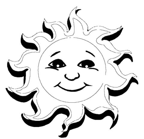 Sun Coloring Pages (2)