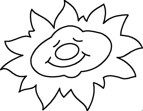 Sun Coloring Pages (4)