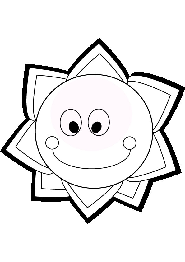 Sun Coloring Pages (9) - Coloring Kids