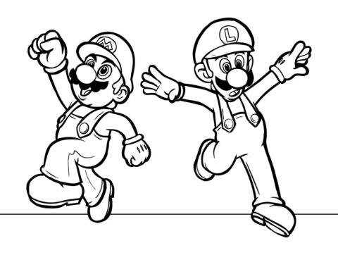 Super Mario Coloring Pages (10)