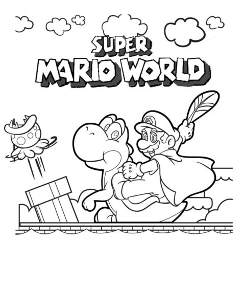 Super Mario Coloring Pages (4)