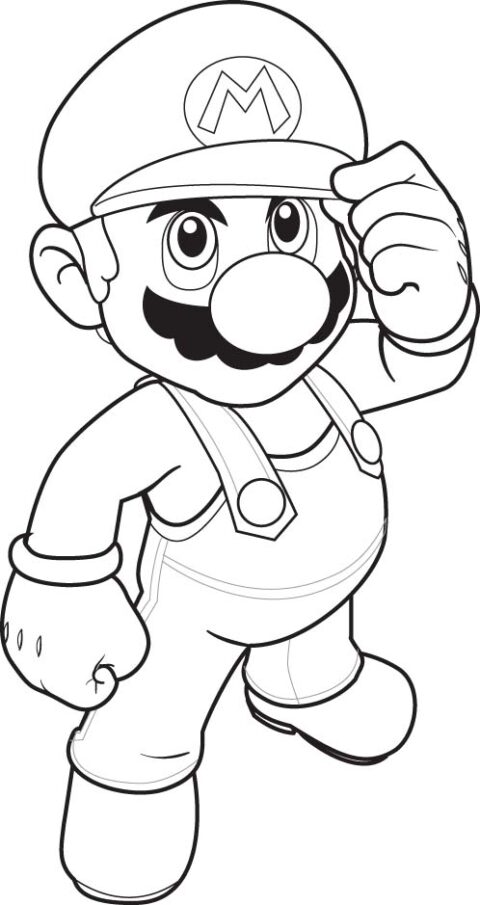 Super Mario Coloring Pages (9)