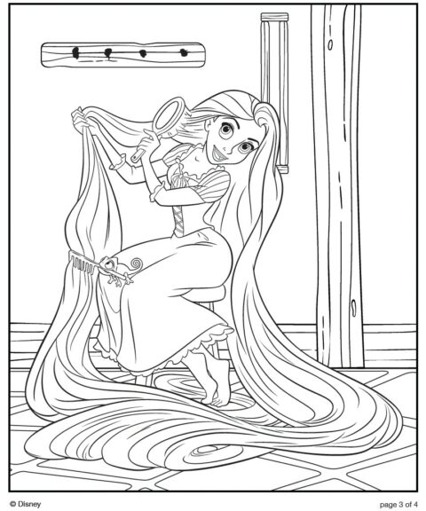 Tangled Coloring Pages (11)