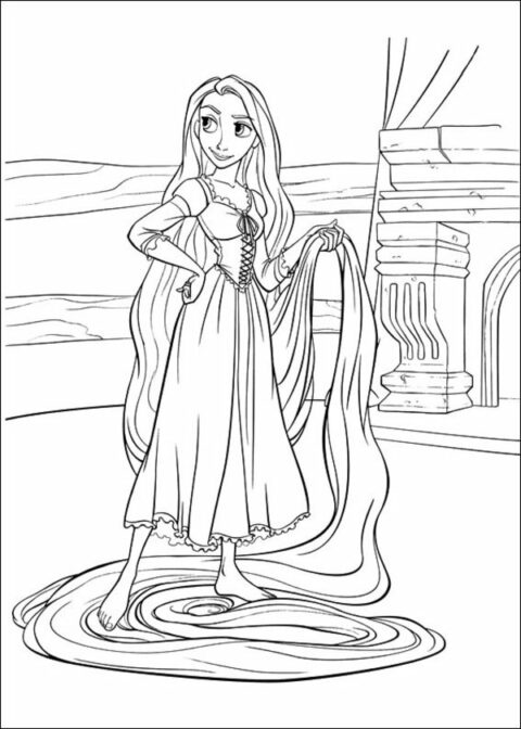 Tangled Coloring Pages (19)