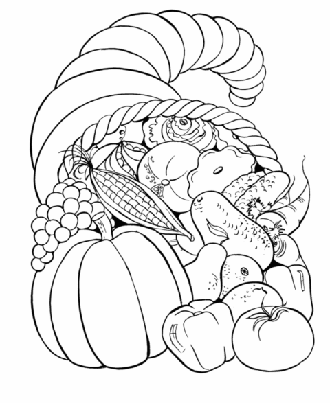 Thanksgiving Coloring Pages (12)