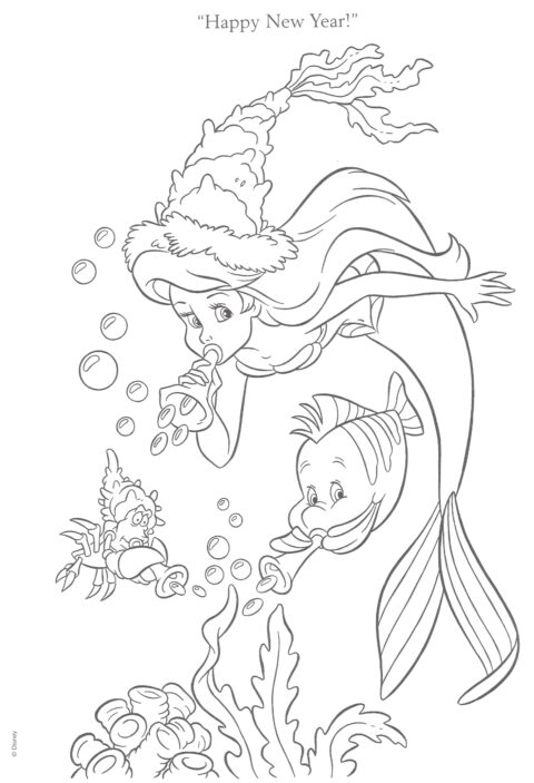 The-Little-Mermaid-Coloring-Pages7