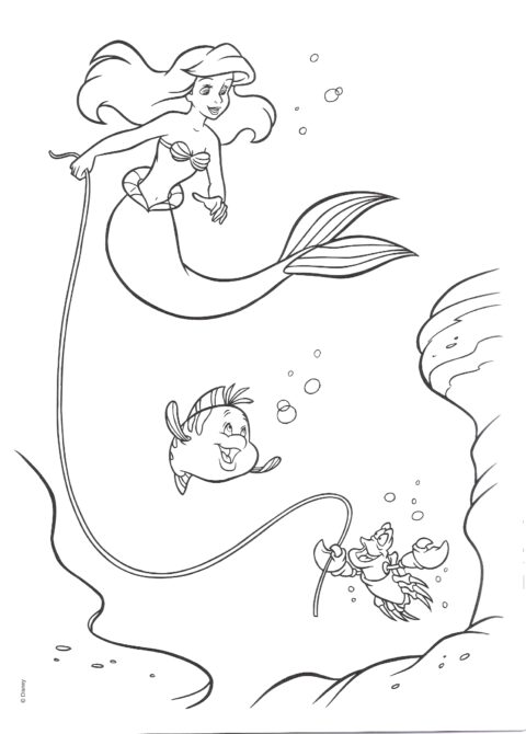 The-Little-Mermaid-Coloring-Pages8