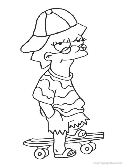 The Simpsons Coloring Pages (1)