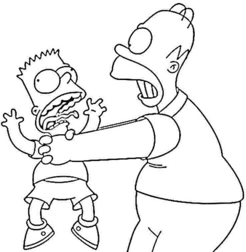 The Simpsons Coloring Pages (2)