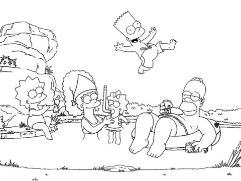 The Simpsons Coloring Pages (4)