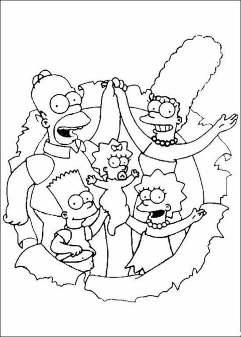 The-Simpsons-Coloring-Pages