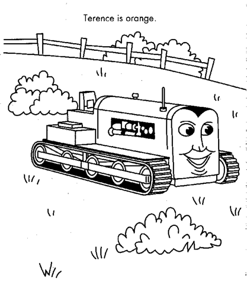 Thomas the Tank Engine Coloring Pages (1)