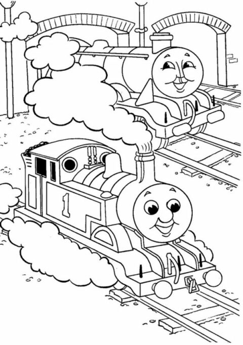 Thomas the Tank Engine Coloring Pages (10)