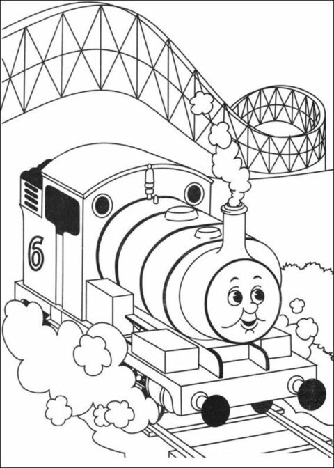 Thomas the Tank Engine Coloring Pages (11)