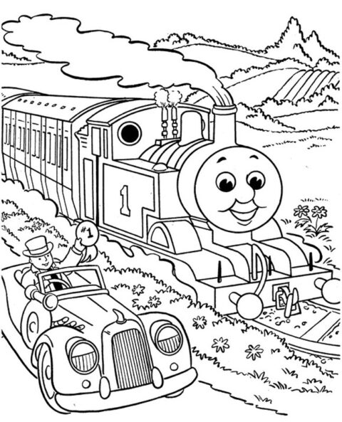 Thomas the Tank Engine Coloring Pages (12)