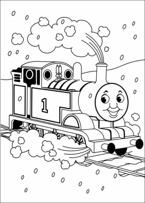 Thomas the Tank Engine Coloring Pages (15)