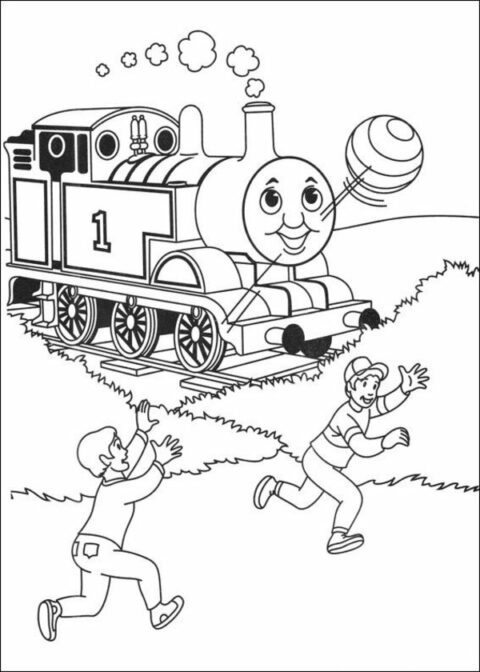 Thomas the Tank Engine Coloring Pages (17)