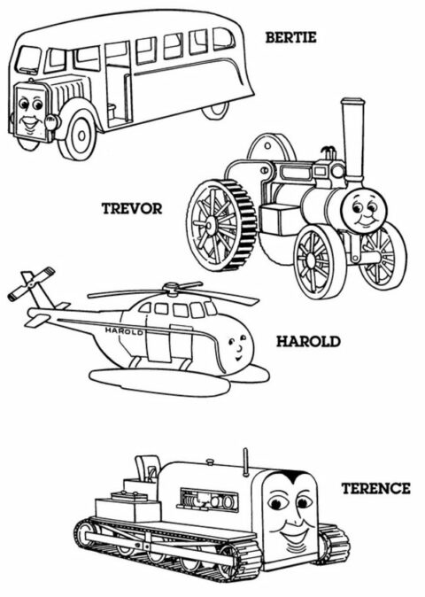 Thomas the Tank Engine Coloring Pages (18)
