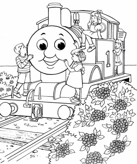Thomas the Tank Engine Coloring Pages (19)