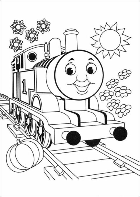 Thomas the Tank Engine Coloring Pages (2)