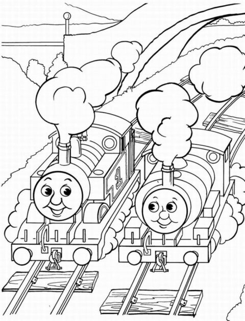 Thomas the Tank Engine Coloring Pages (3)
