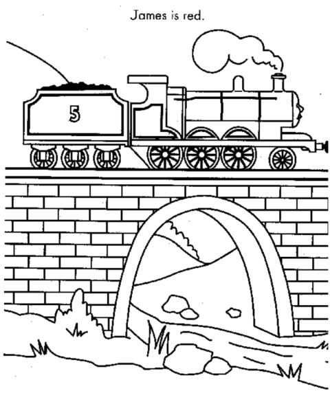 Thomas the Tank Engine Coloring Pages (4)