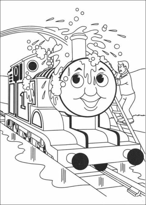 Thomas the Tank Engine Coloring Pages (4)
