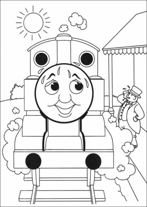 Thomas the Tank Engine Coloring Pages (7)