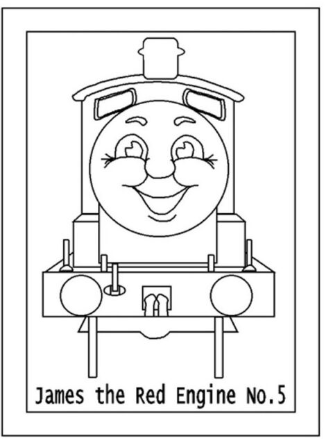Thomas the Tank Engine Coloring Pages (8)