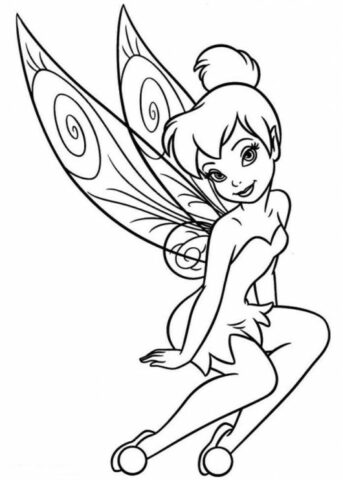 TinkerBell Coloring Pages (10)