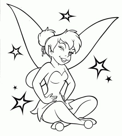 TinkerBell Coloring Pages (10)