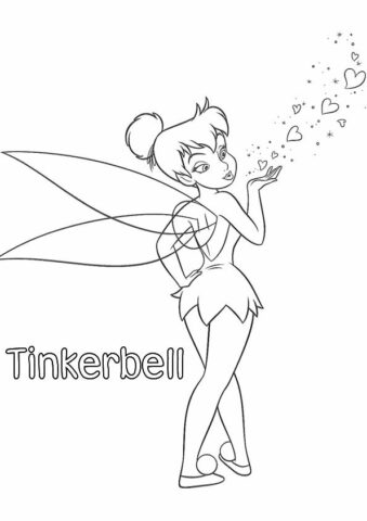 TinkerBell Coloring Pages (12)