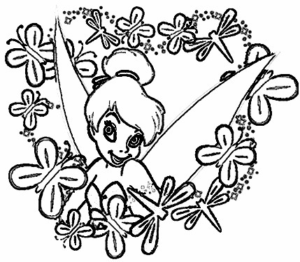 TinkerBell Coloring Pages (17)